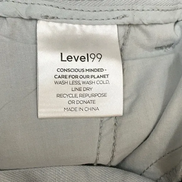 NWT Level 99 Shorts luxury Tencel linen lyocell size 24 2 pockets XS