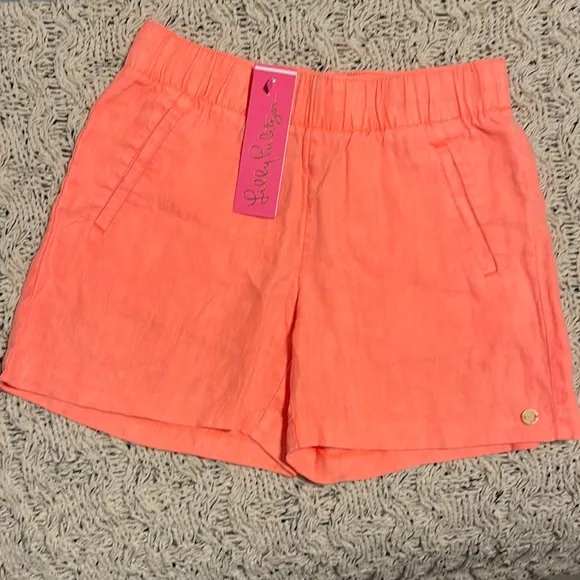 NWT Lilly Pulitzer Lilo Linen Short