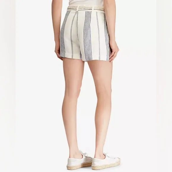 NWT, Polo Ralph Lauren Striped Linen Shorts