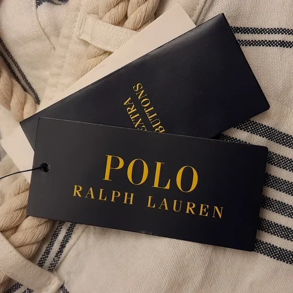 NWT, Polo Ralph Lauren Striped Linen Shorts