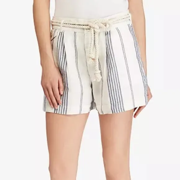 NWT, Polo Ralph Lauren Striped Linen Shorts