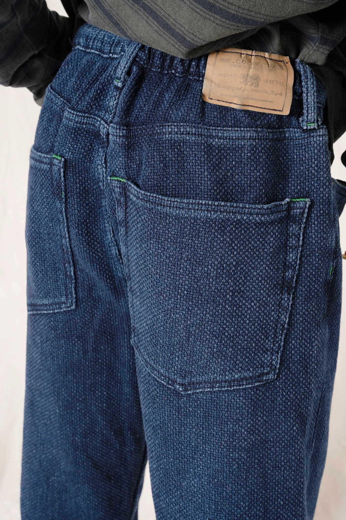 P68 Sashiko Indigo Stonewashed