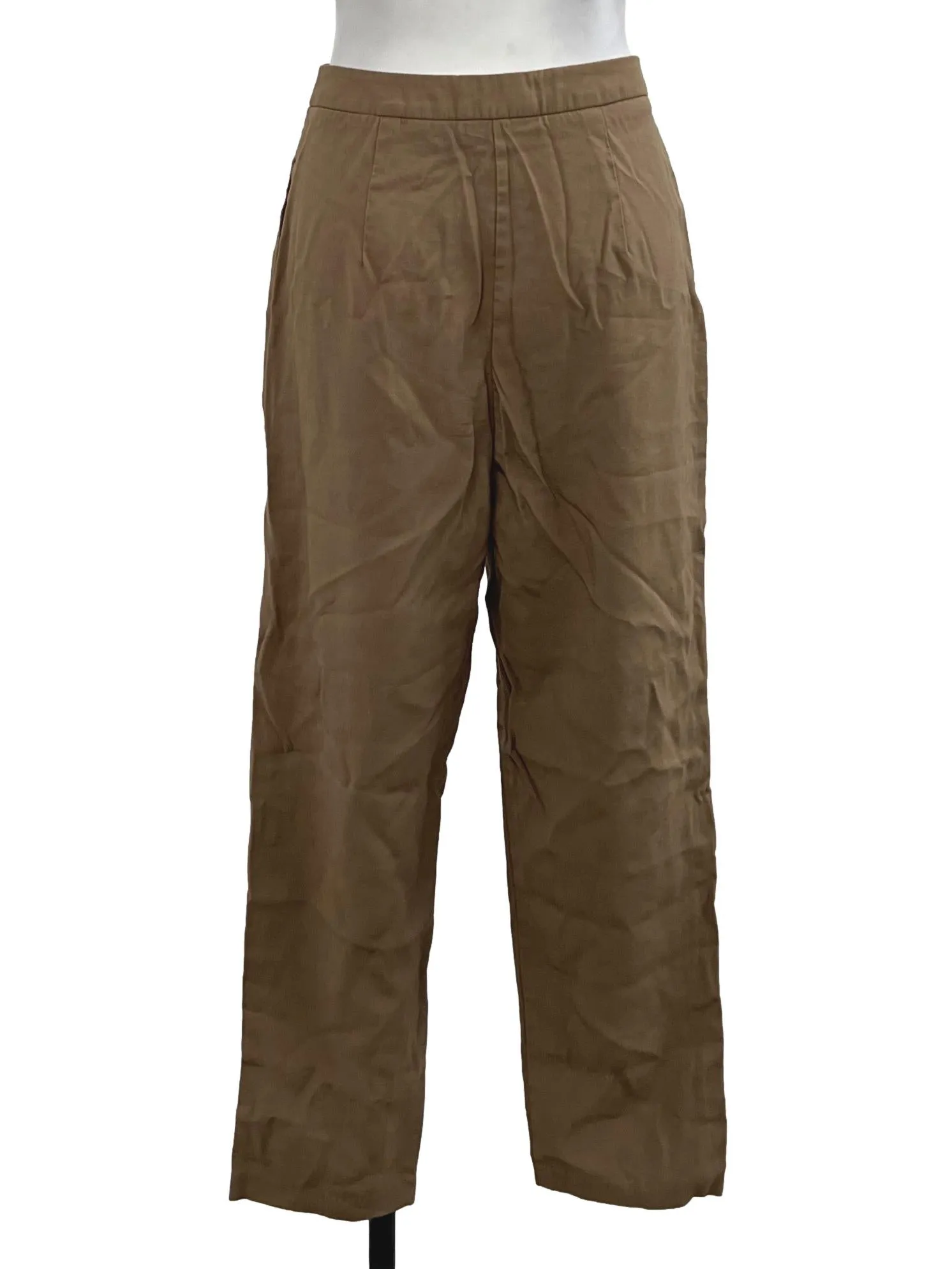 Peanut Brown Straight Cut Pants OSN