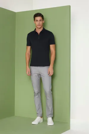 Perona   I   Mens-Thirts & Polos -Polos -Kenichi-Pma-Fv21-3002-Zip-Black  AS7525