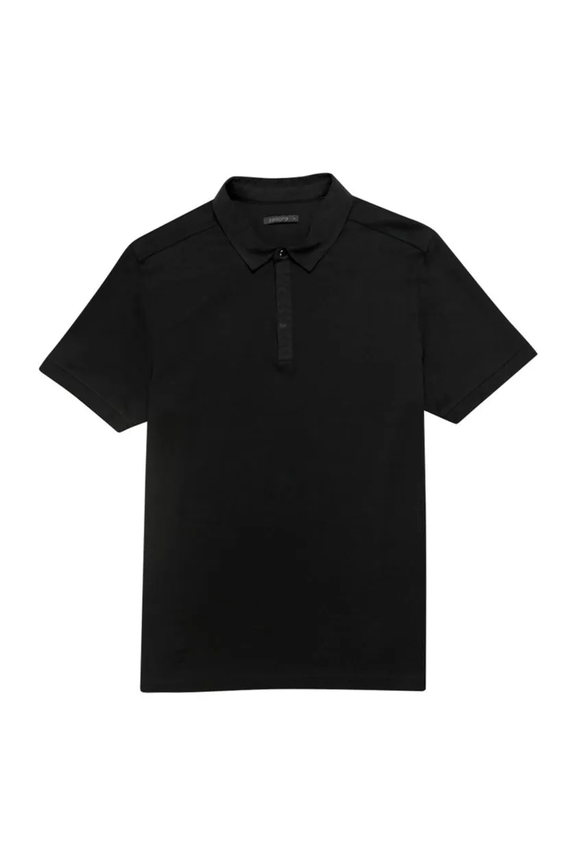 Perona   -   Mens-T-Shirts & Polos -Polos -Eathan-Pma-Ss24-00012-S-Black