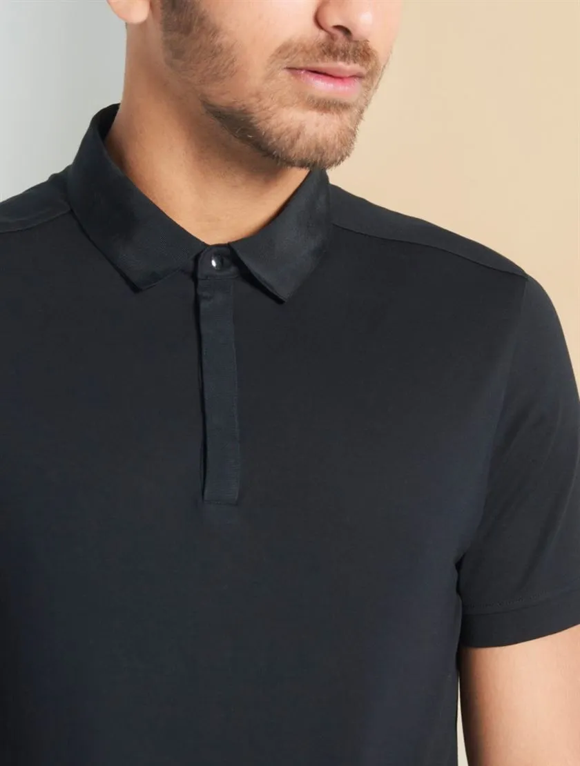 Perona   -   Mens-T-Shirts & Polos -Polos -Eathan-Pma-Ss24-00012-S-Black