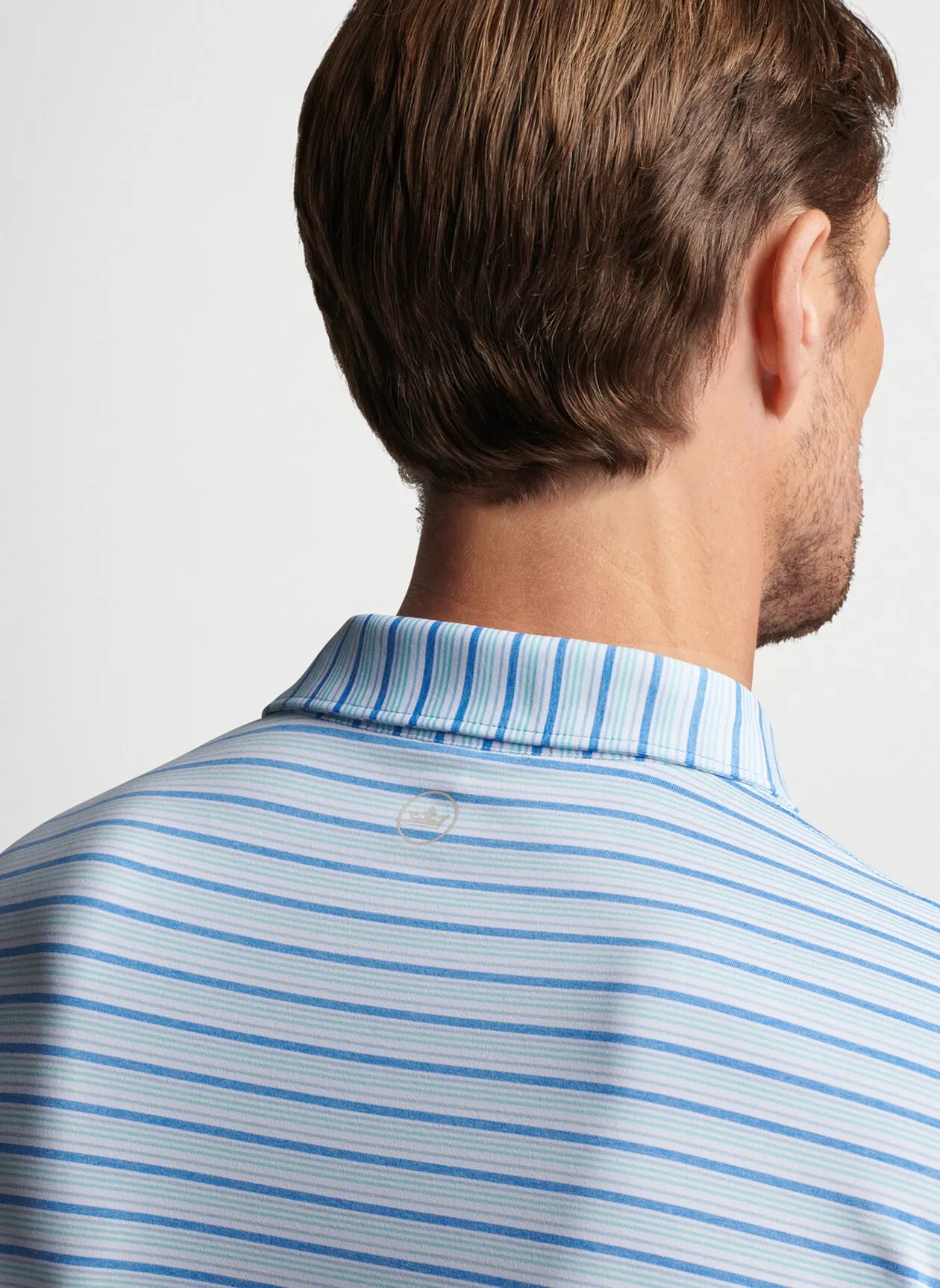 PETER MILLAR MARTIN PERFORMANCE JERSEY POLO - MARINA BLUE