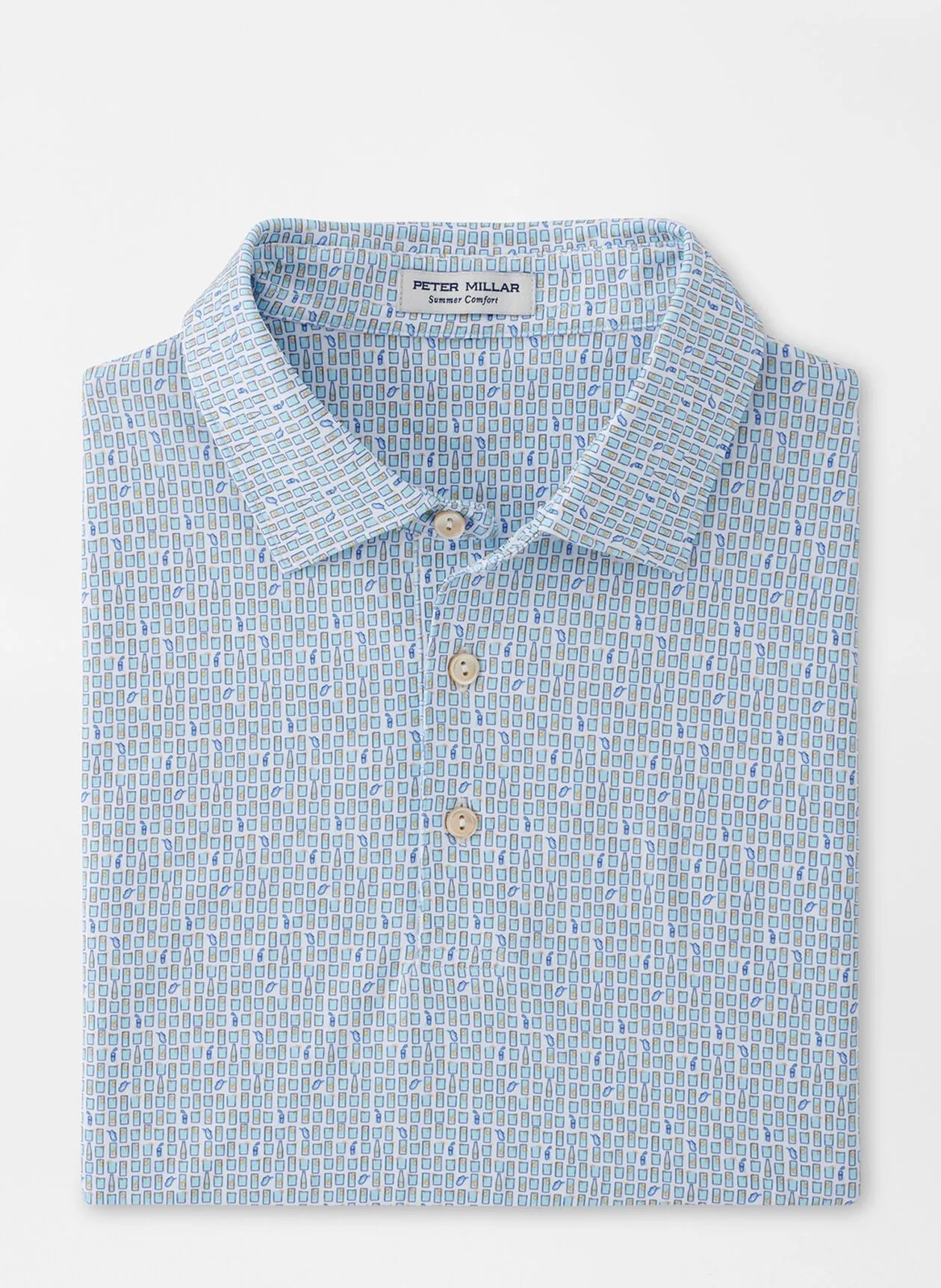 PETER MILLAR RANCH WATER PERFORMANCE POLO - WHITE