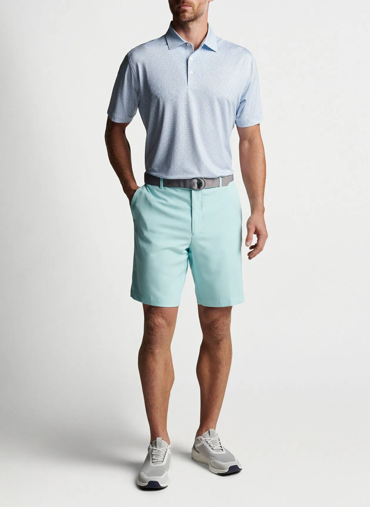 PETER MILLAR RANCH WATER PERFORMANCE POLO - WHITE