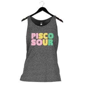 Pisco Sour - Women's Racerback Tank - Black Mélange