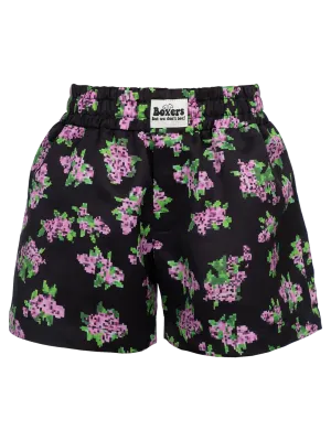 Pixel Flower-print Boxer Shorts