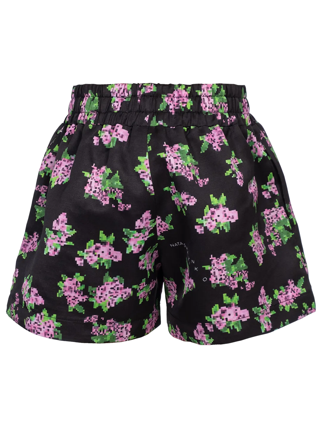 Pixel Flower-print Boxer Shorts