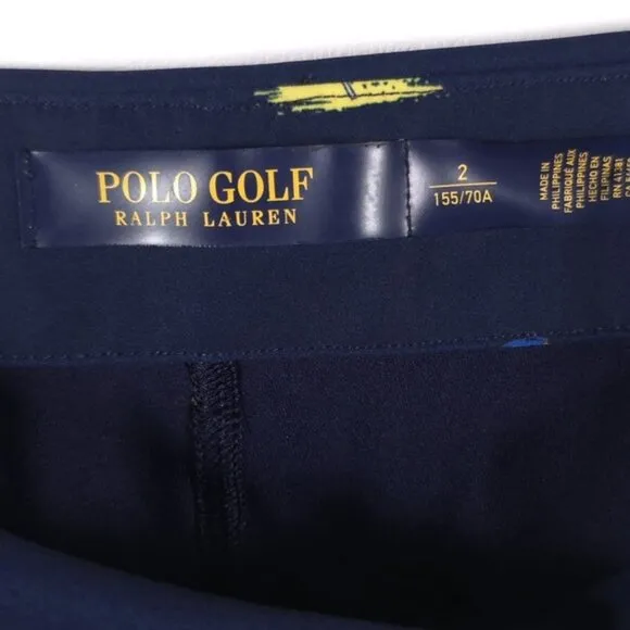 POLO RALPH LAUREN Navy BEACH-PRINT Golf Tennis SKORT Size 2