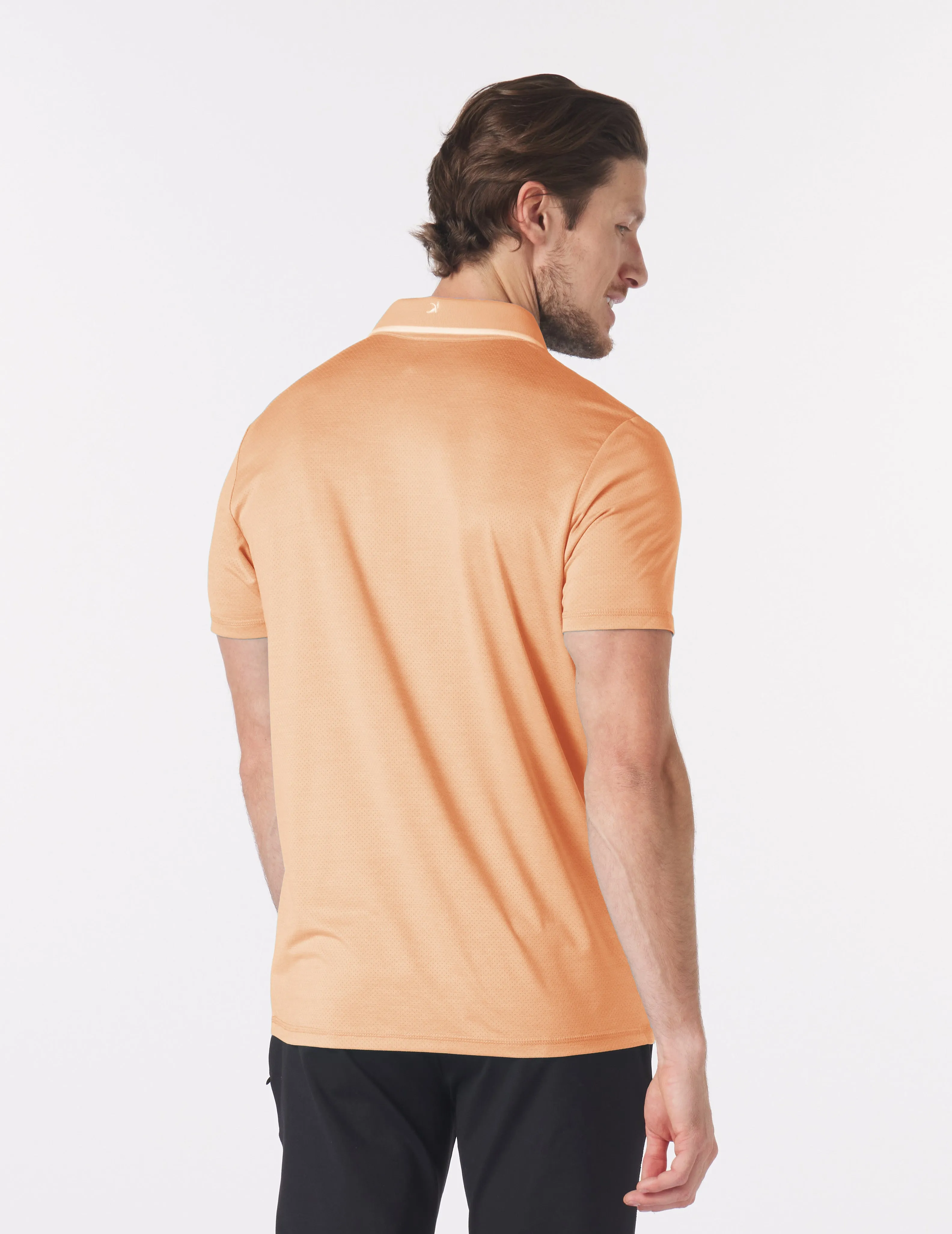 Power Fade Polo: Orange Wine