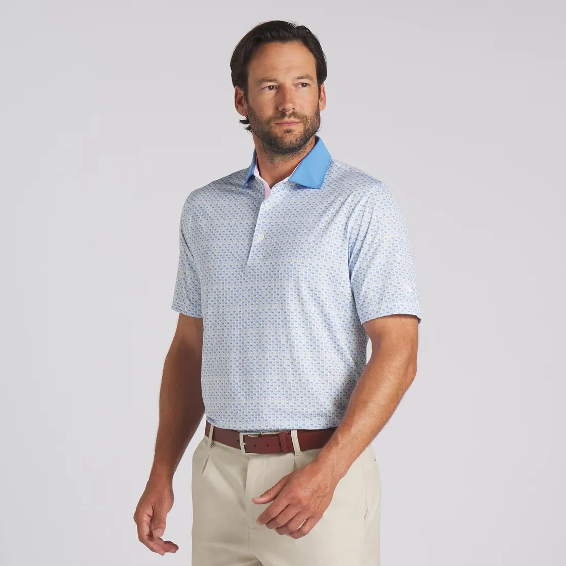 Puma Men's AP MATTR Iced Tea Golf Polo