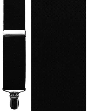 "Catania" Black Suspenders