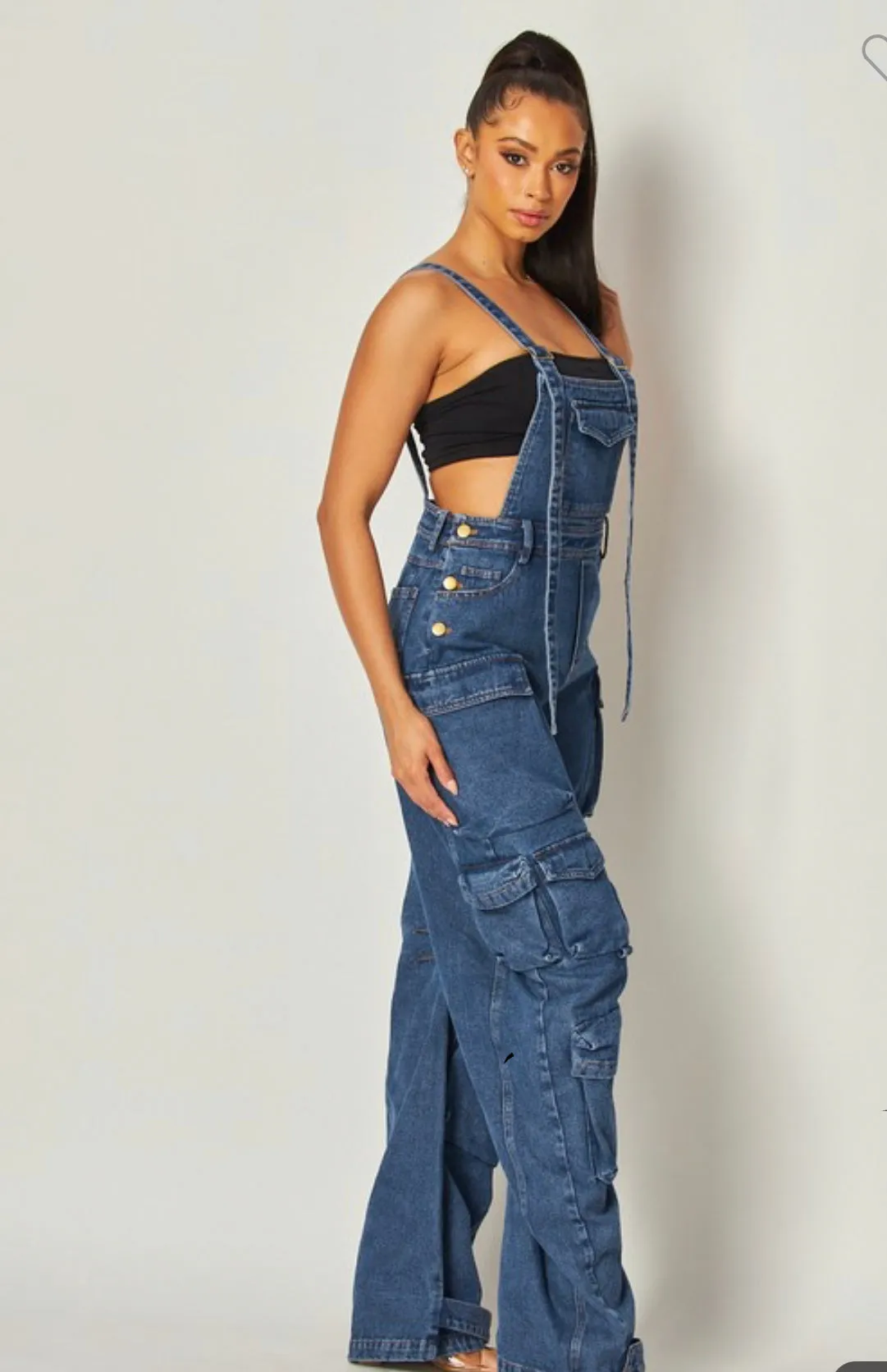 "Cover Me" Denim OverAlls