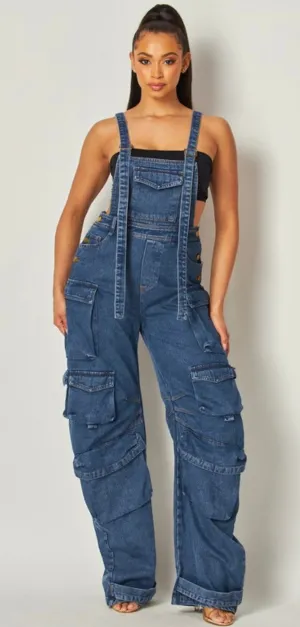 "Cover Me" Denim OverAlls