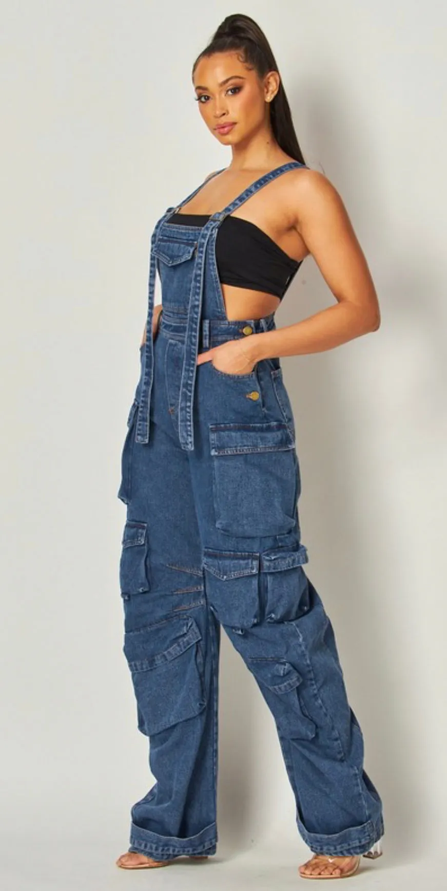 "Cover Me" Denim OverAlls