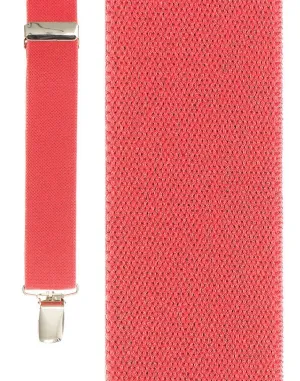 "Fluorescent Red Newport" Suspenders
