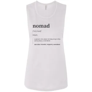 "Nomad Definition" Ladies' Flowy Muscle Tank