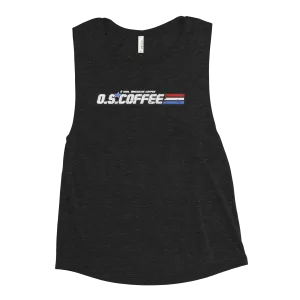 Real American Old Salt Coffee Ladies’ Muscle Tank