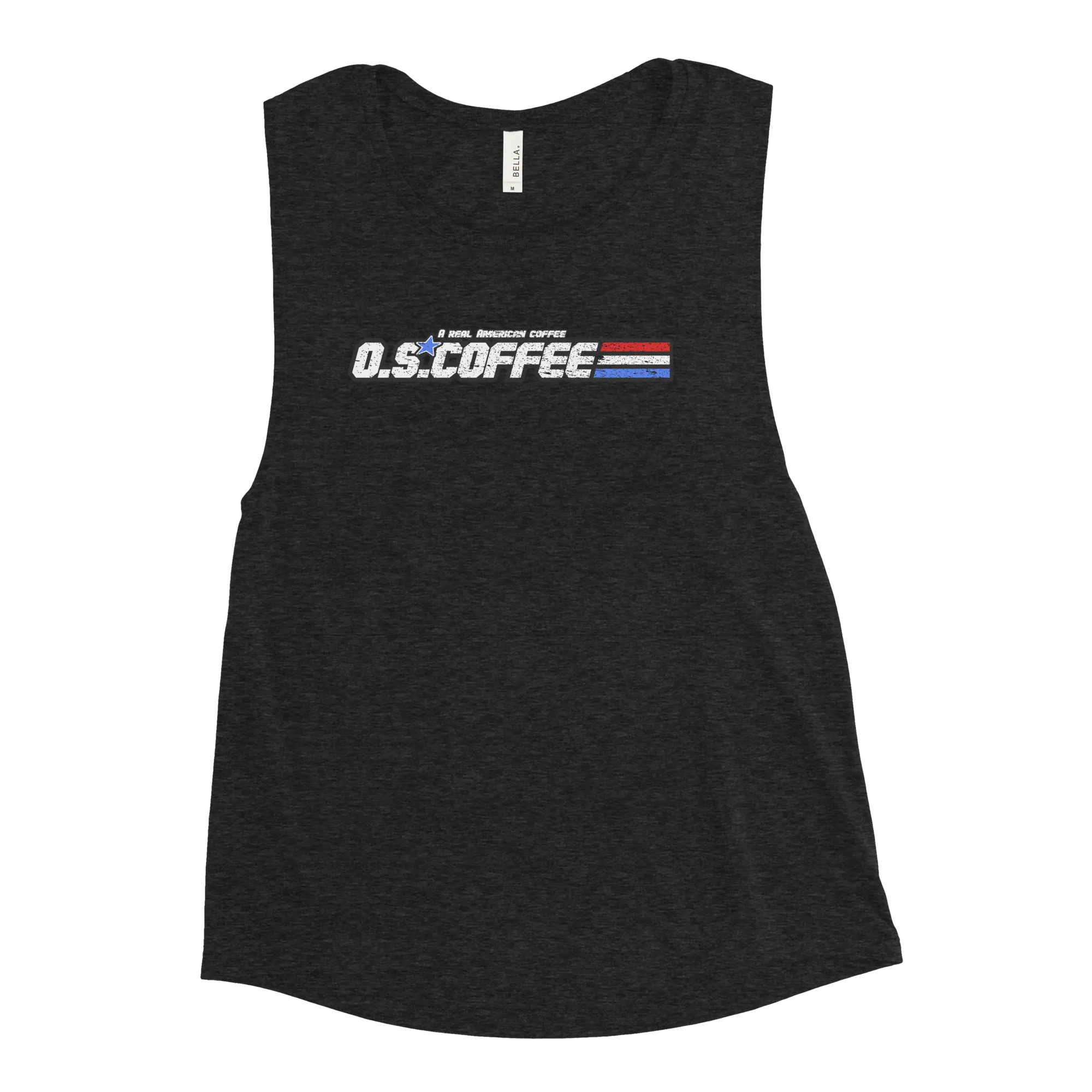 Real American Old Salt Coffee Ladies’ Muscle Tank