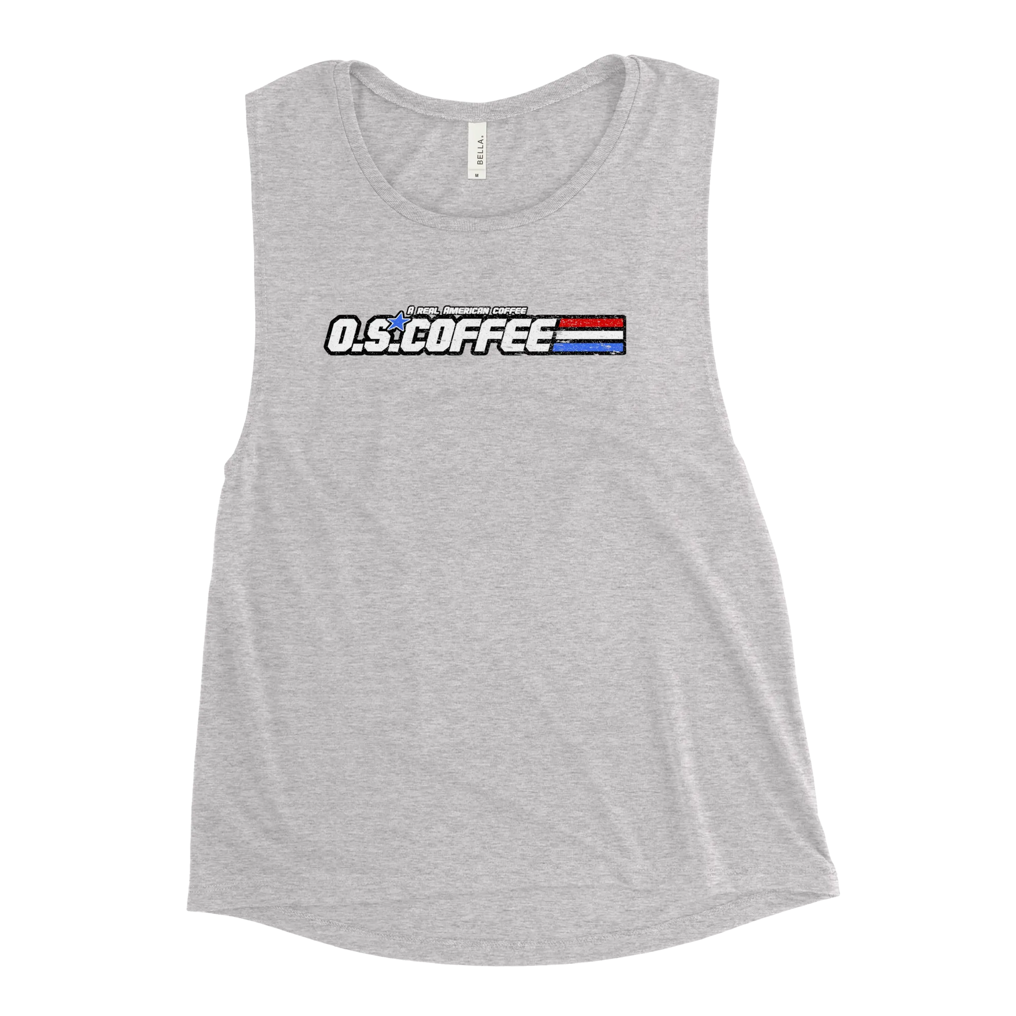 Real American Old Salt Coffee Ladies’ Muscle Tank