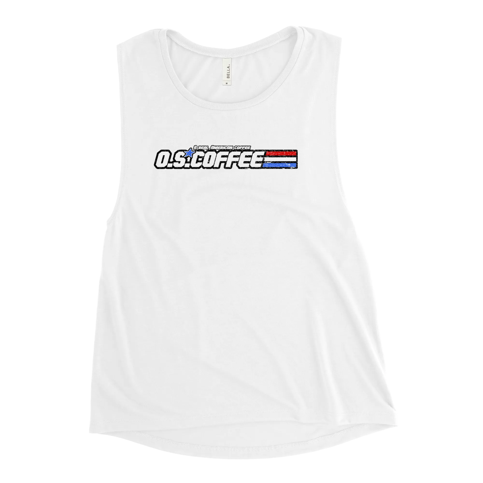Real American Old Salt Coffee Ladies’ Muscle Tank