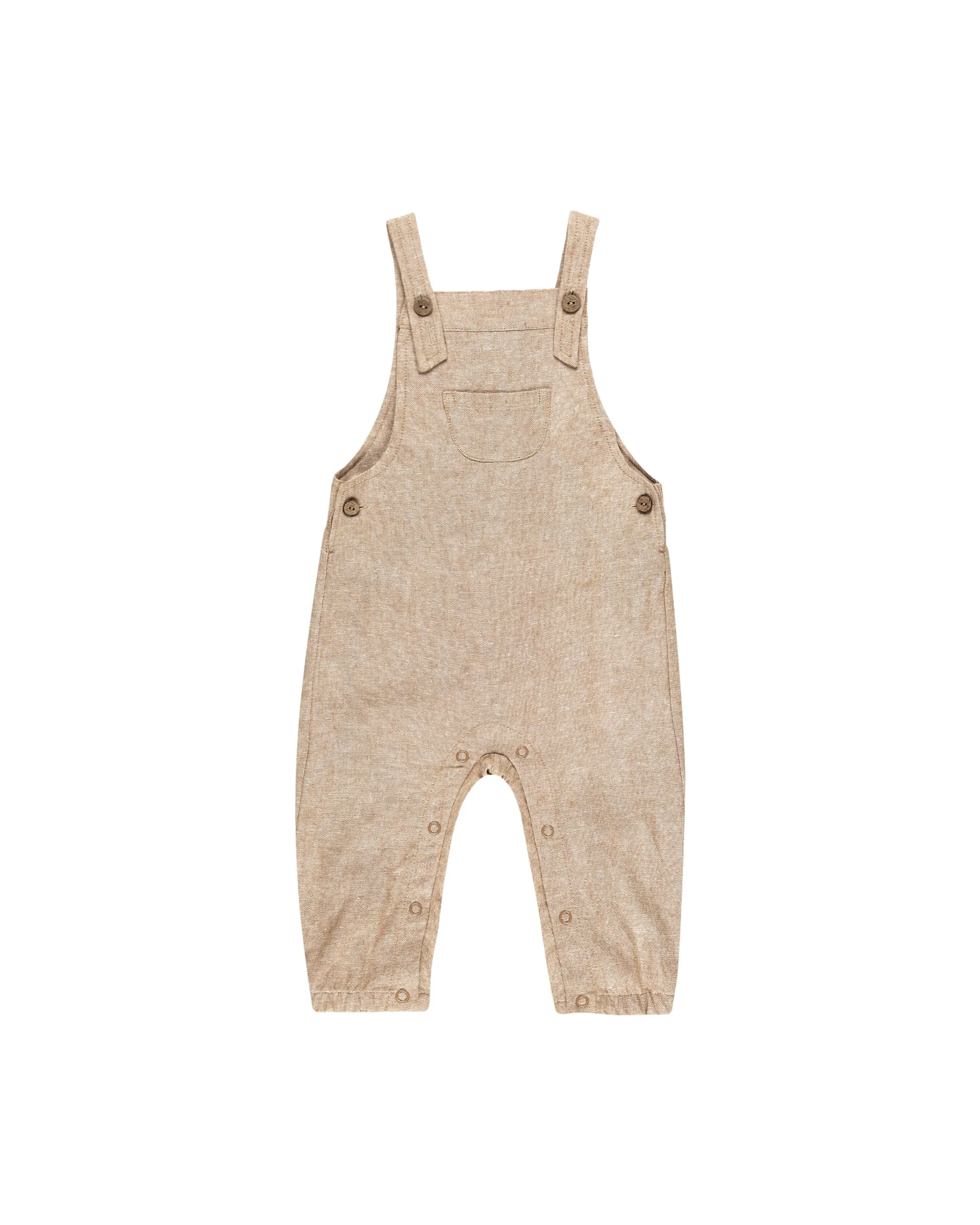 RYLEE   CRU Baby Overall || Cocoa