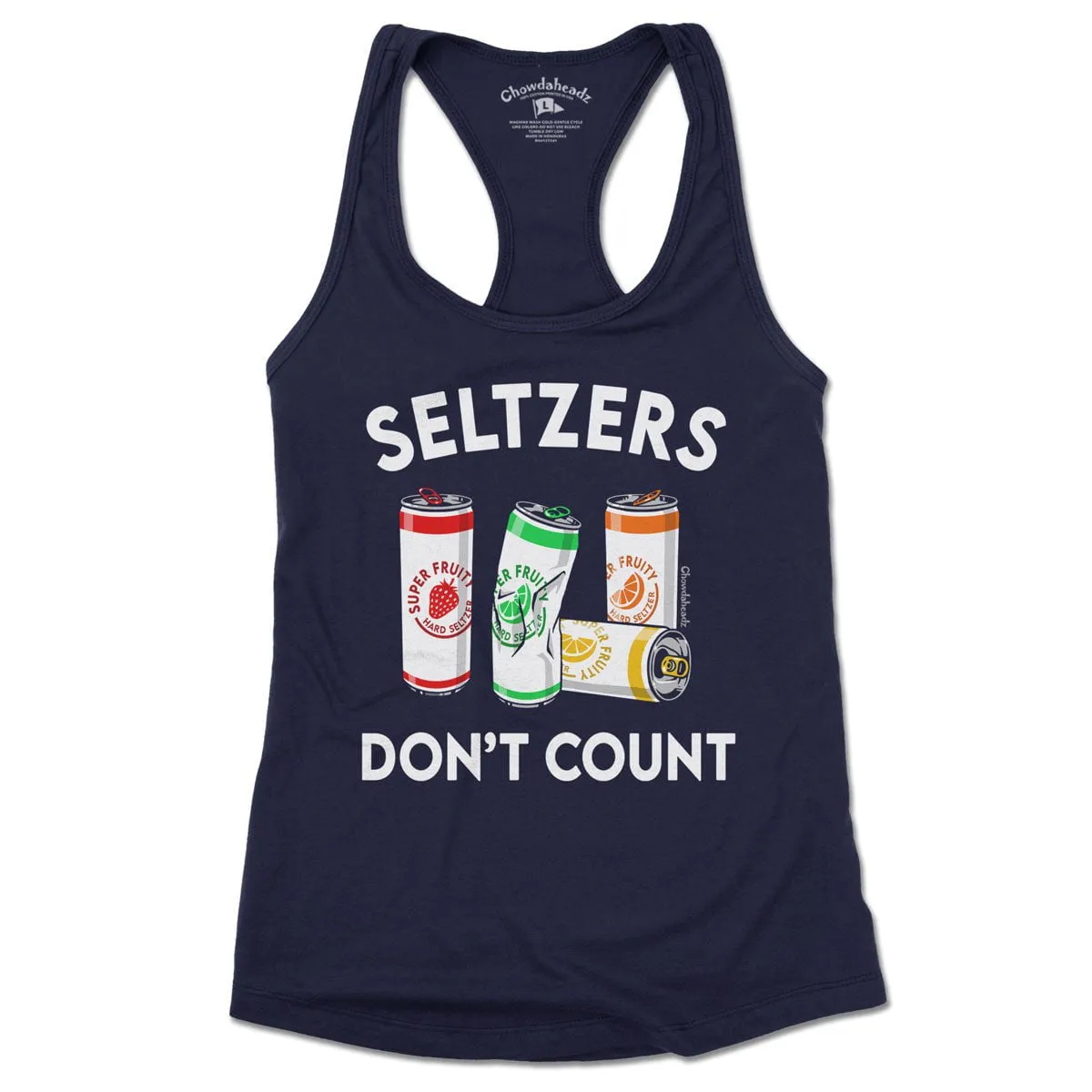 Seltzers Don't Count Ladies Tank Top