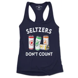 Seltzers Don't Count Ladies Tank Top