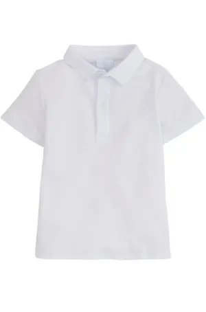 Short Sleeve Polo - White