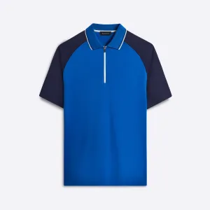 Short Sleeve Quarter Zip Polo