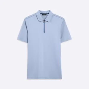 Short Sleeve Quarter Zip Polo
