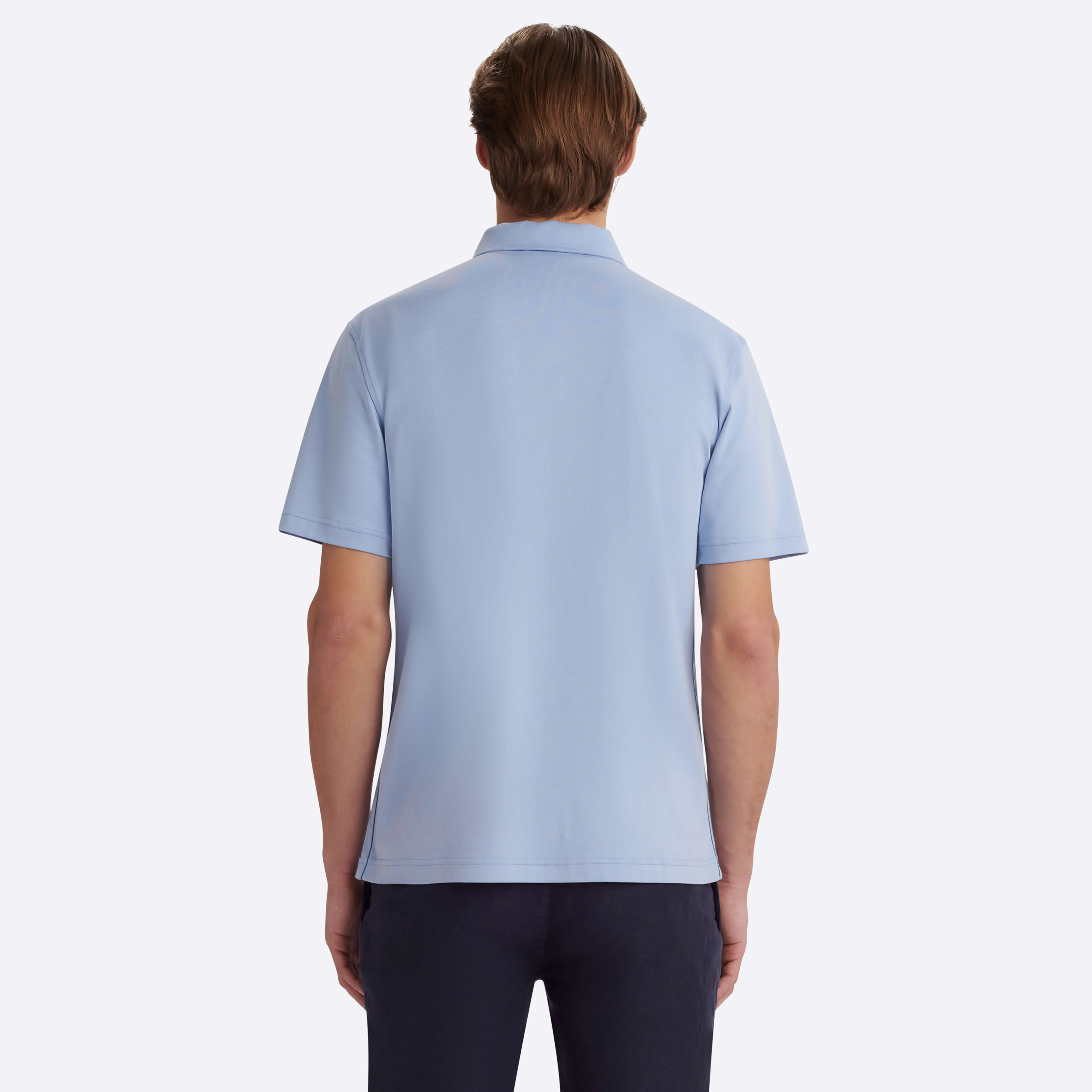 Short Sleeve Quarter Zip Polo