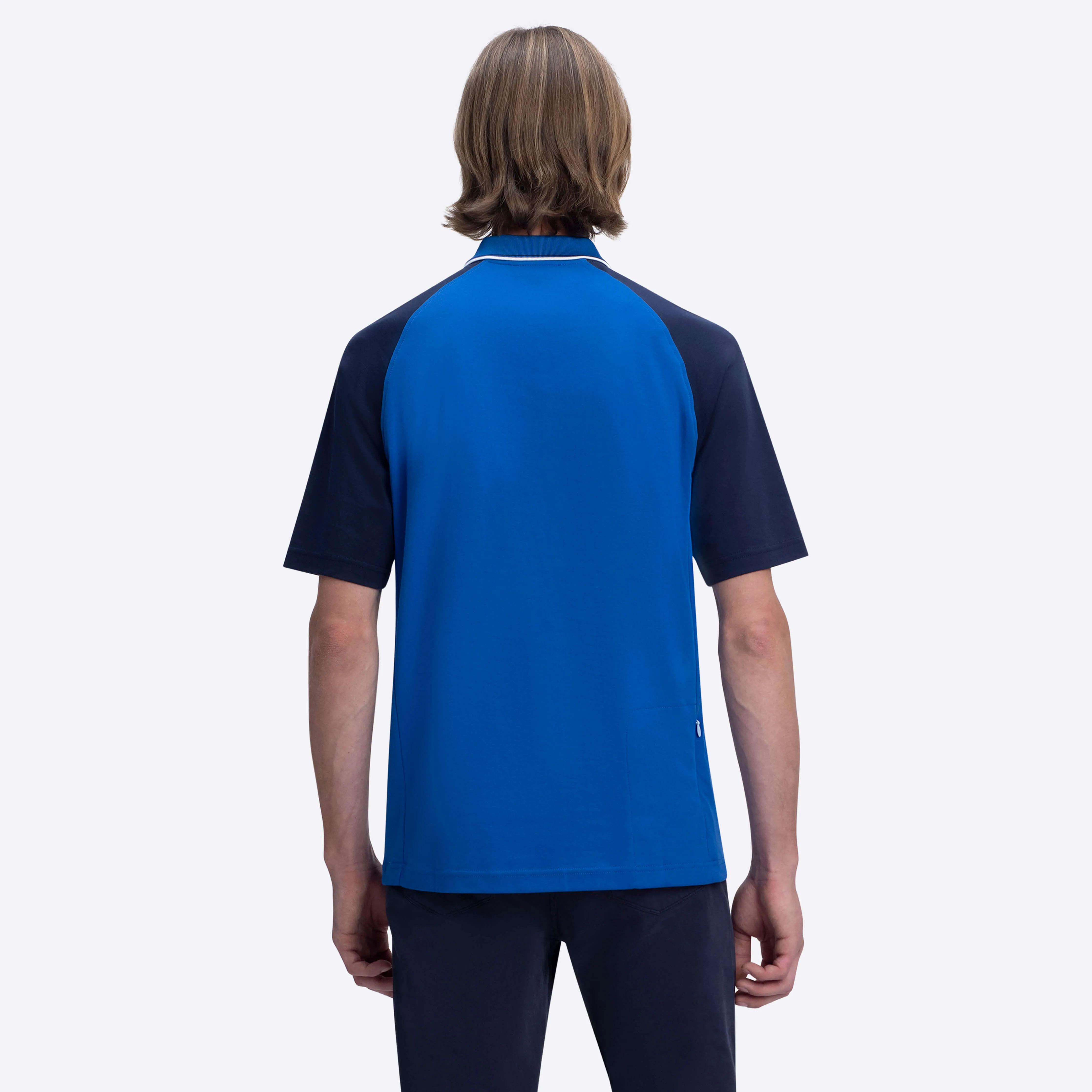 Short Sleeve Quarter Zip Polo