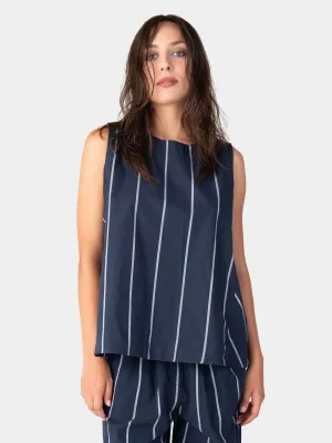 Striped Hi-Lo Tank Top