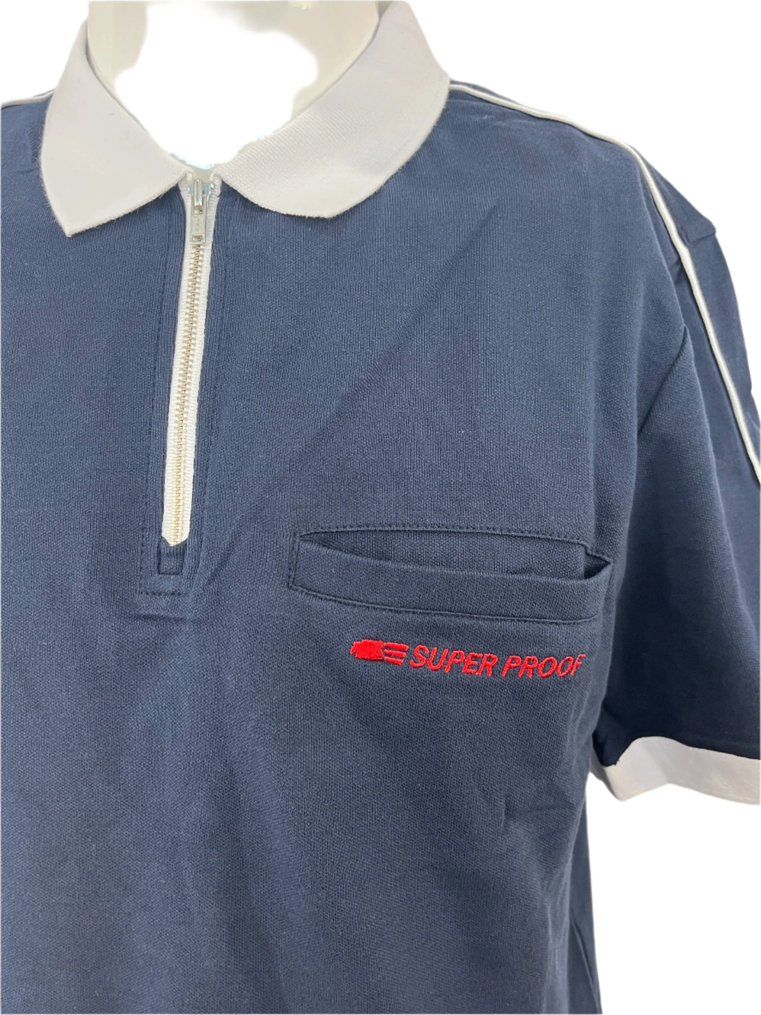 Super Proof Polo Zip Short Sleeve Shirt