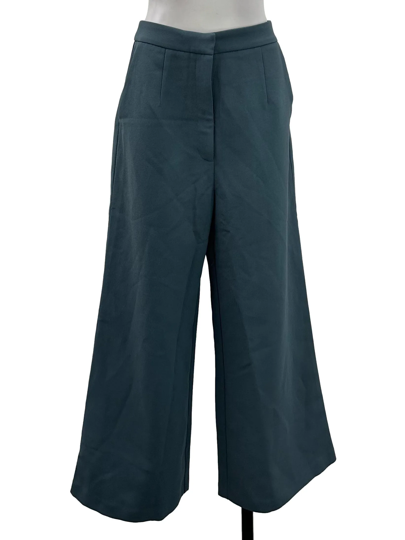 Teal Blue Clasp Pants OSN