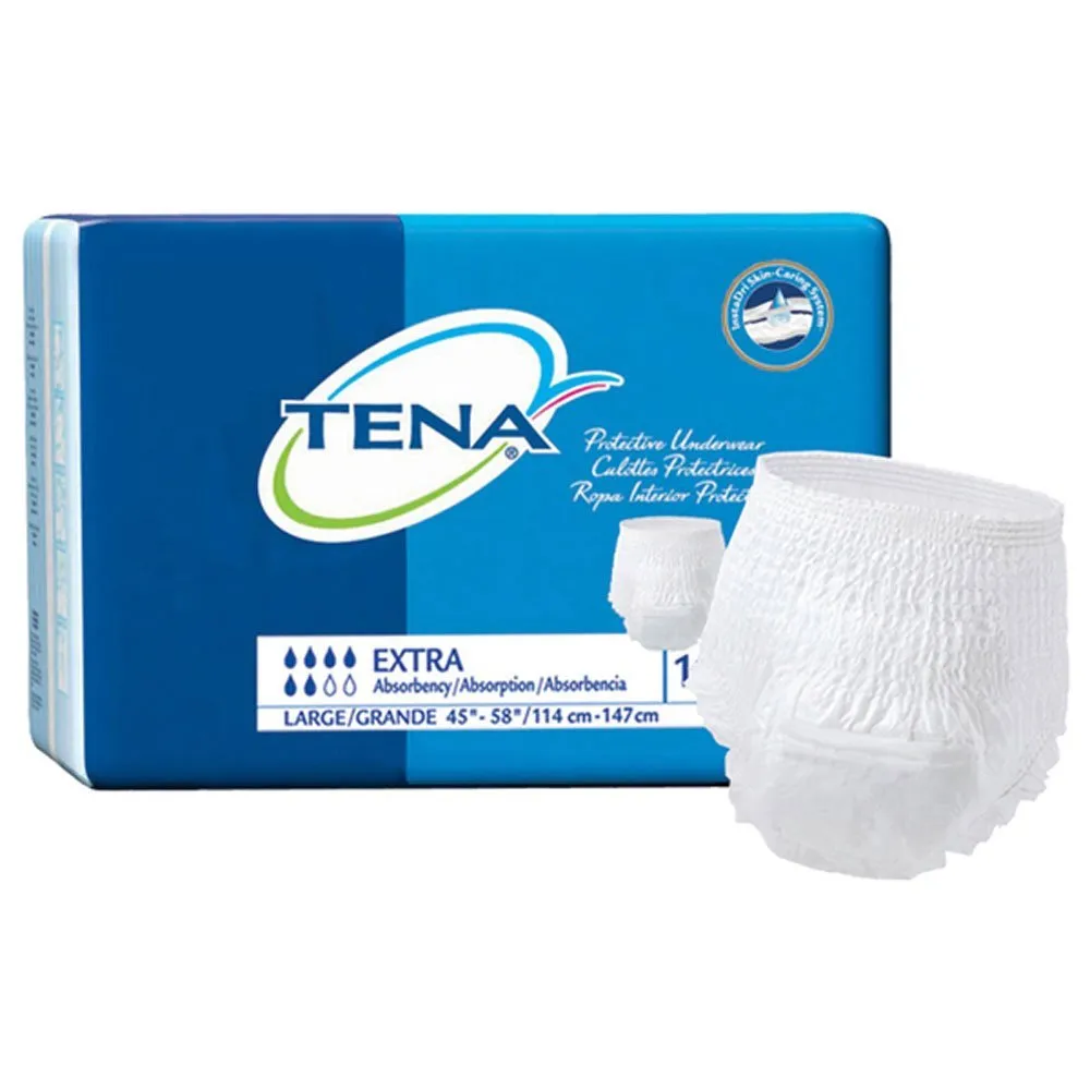 Tena 72231 Extra Absorbent Medium Protective Underwear 64/Case