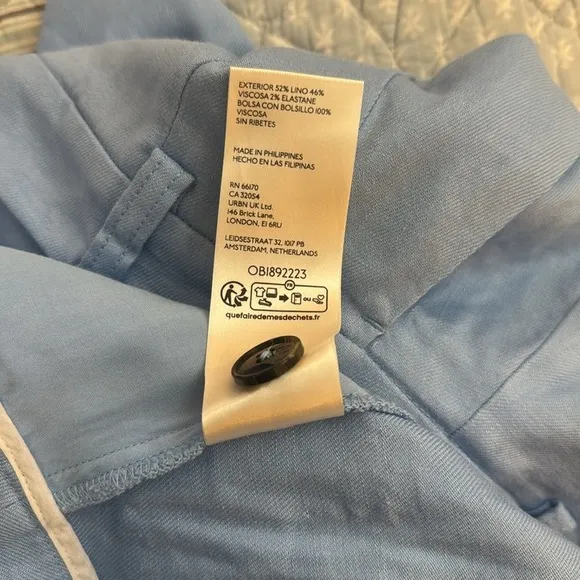 The Avery Pleated Trouser Shorts by Maeve for Anthropologie size 8