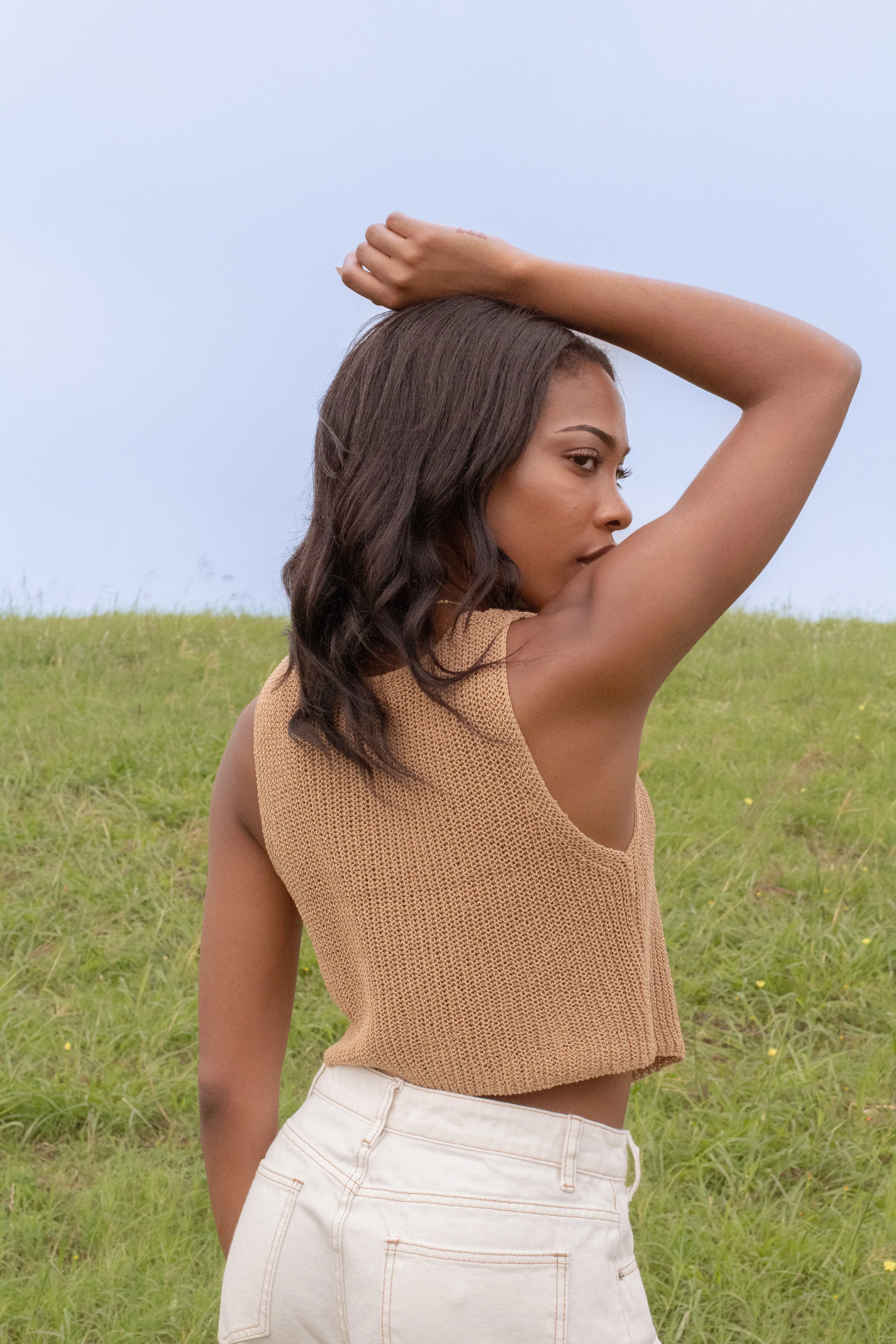 The Knit Vest (Brown)