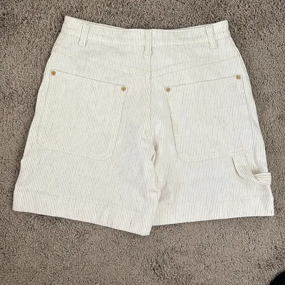 Tory Burch NWT Stripped Linen shorts Size 2