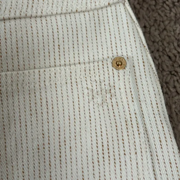 Tory Burch NWT Stripped Linen shorts Size 2