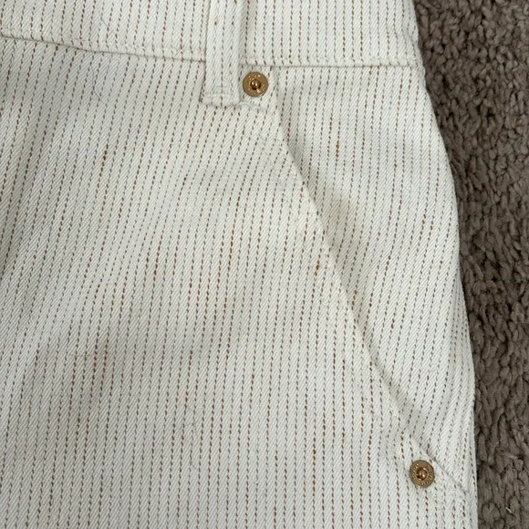 Tory Burch NWT Stripped Linen shorts Size 2