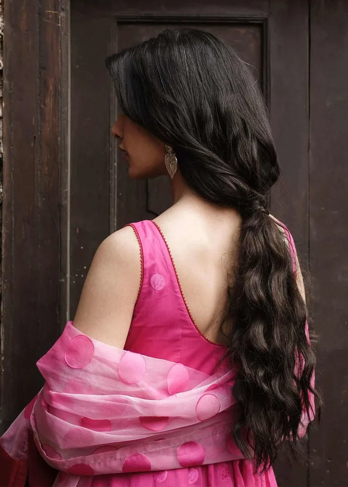 Traditional Pink Frock Lehenga Pakistani Eid Dresses