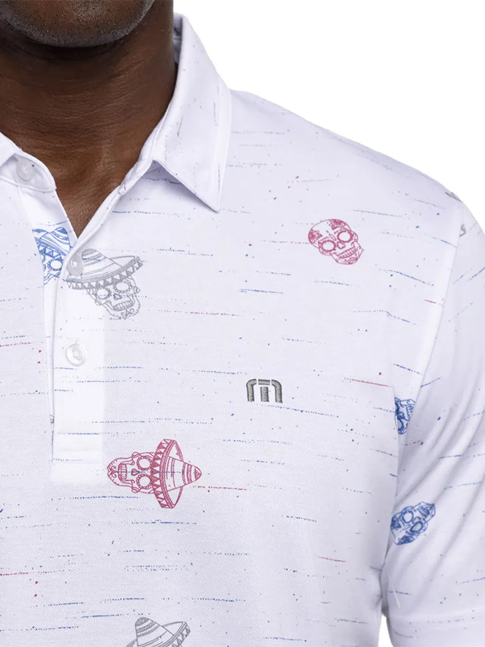 TRAVIS MATHEW MENS MEXICALI POLO - WHITE