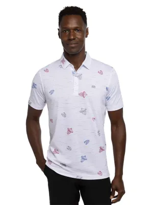 TRAVIS MATHEW MENS MEXICALI POLO - WHITE