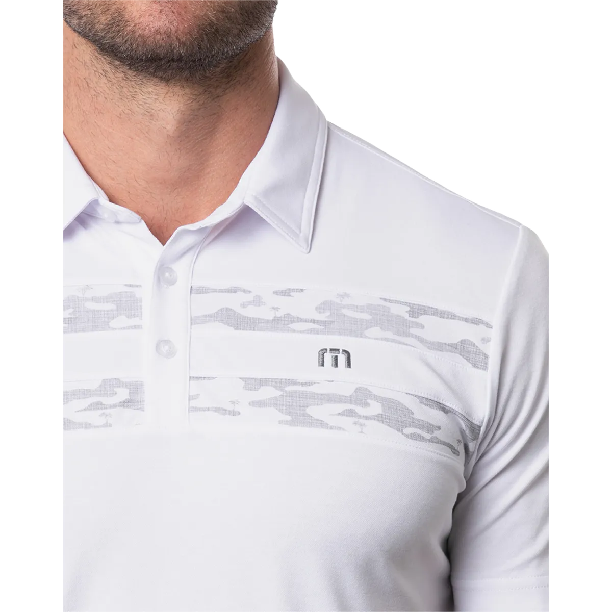 TRAVIS MATHEW MENS SOCKEYE POLO - WHITE